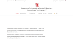 Desktop Screenshot of brahms-hamburg.de
