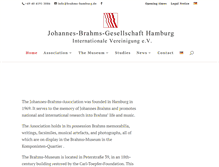 Tablet Screenshot of brahms-hamburg.de